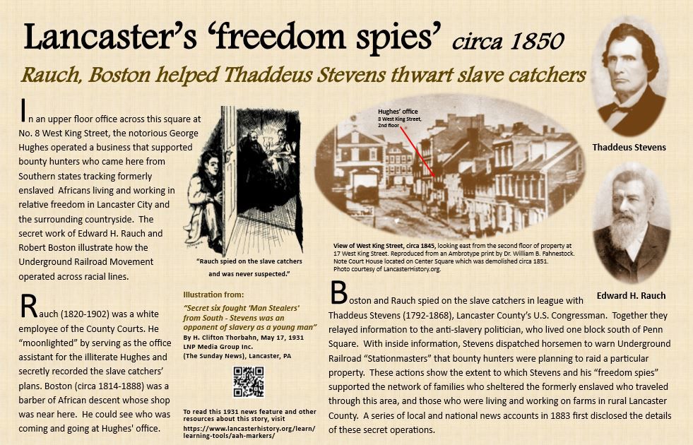 "Freedom Spies" panel at history exhibit